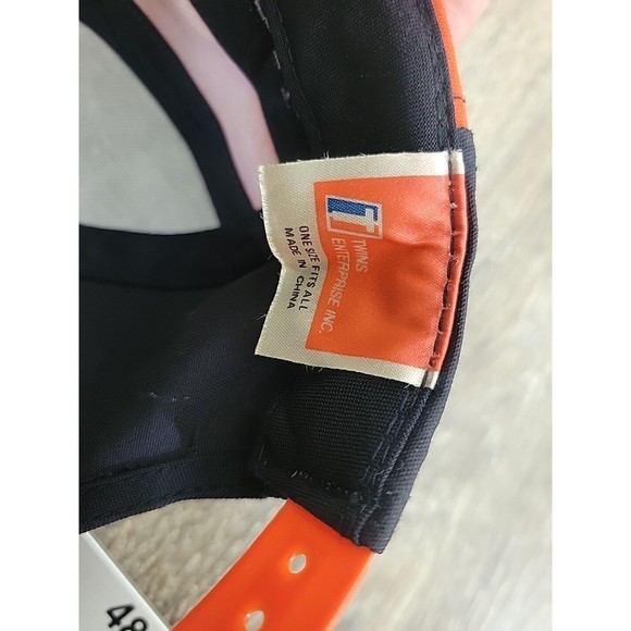 SU Syracuse Orangemen All Over Swirl Graphic Vintage Snapback Cap Hat 90's - Picture 9 of 10